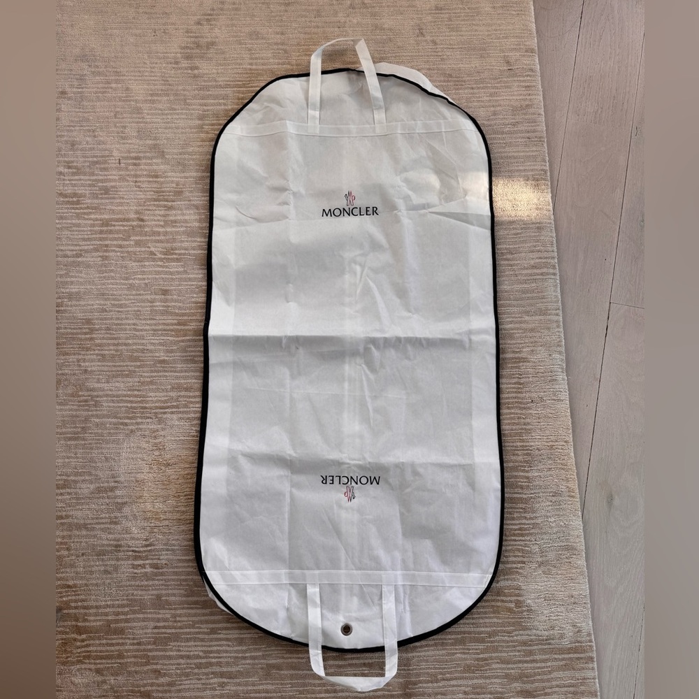 Moncler Garment Bag w Hanger Jacket Bag Dust Proof Travel Duffle Bag 50 x 25”